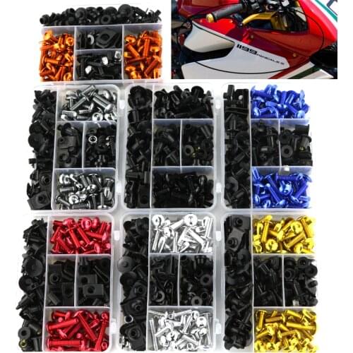 M5 M6 Complete Fairing Bolts Kit Fairing Clips Nuts Fit For Yamaha FJR1300 FZR1000 TDM 900 XT1200z TRACE R900 FJ-09 MT-01 MT-25