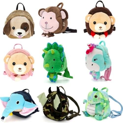 New Kids Baby Safety Harness Backpack Leash Child Toddler Anti-lost Cartoon Animal Bag