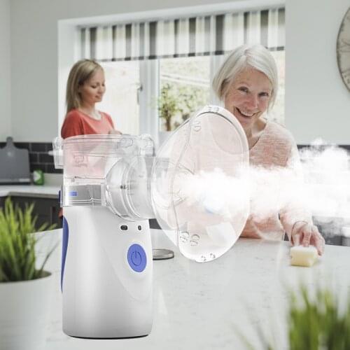 Handheld Inhaler Nebulizer Rechargeable Compressor Inhaler Ultrasonic Mesh Breathing Inhalers For Travel Handheld Atomizer