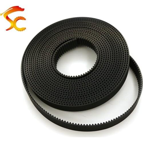 High Quality 10meters HTD 3M belt width 10mm/15mm PU open belt 3M timing belt black Polyurethane with steel core