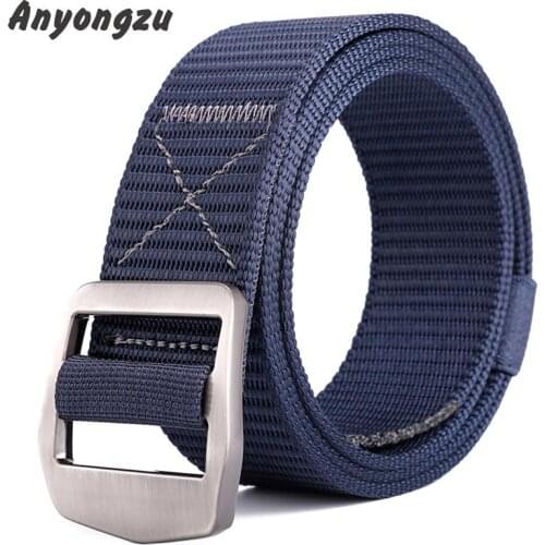 2019 New Style Nylon Anti-allergy Outdoor Sports Leisure Canvas Unisex Belt Classic All-match Rich Texture Women Men Waistband
