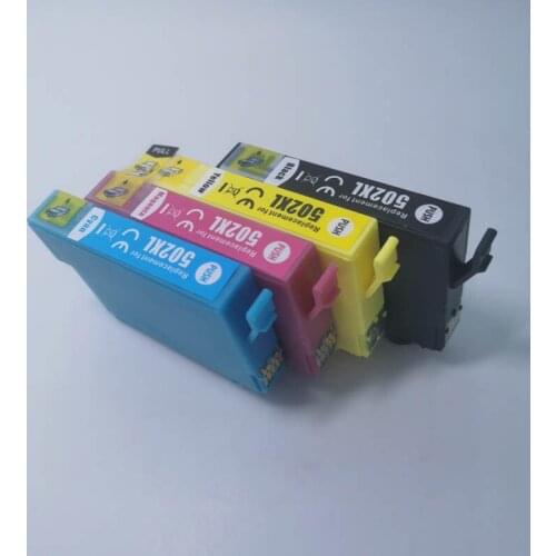 YOTAT 502XL Compatible Ink Cartridge T502 T502XL T02W1 - T02W4 for Epson XP-5100 XP-5105 WF-2860 WF-2860DWF / WF-2865DWF