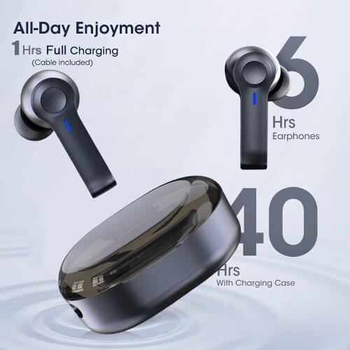KINGSTAR Wireless Earbuds TWS 5.1 Bluetooth Earphone Wireless Headset Led Display IPX8 Waterproof 40 Hours HiFi Premium Sound