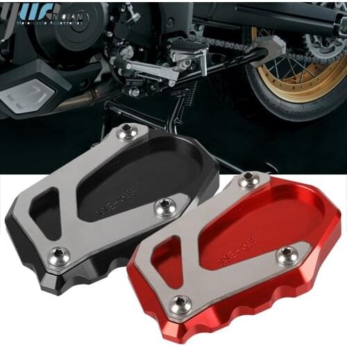 Motorcycle CNC Kickstand Foot Side Stand Extension Pad Support Plate Enlarge For SUZUKI GSX-S1000 GSX-S1000F GSX-S 1000 1000F