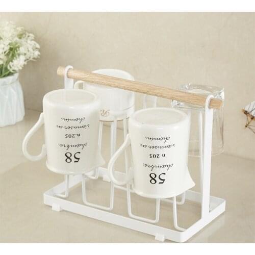 1PC New Kitchen Dish Mug Storage Rack Cup Drying Rack Drainer Holder Organizer Storage Rack OK 0653