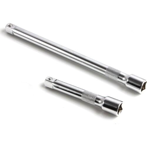 2pcs/set 1/2" 125&250mm Drive Socket Extension Bar Set High-quality Extension Rod Hand Tool