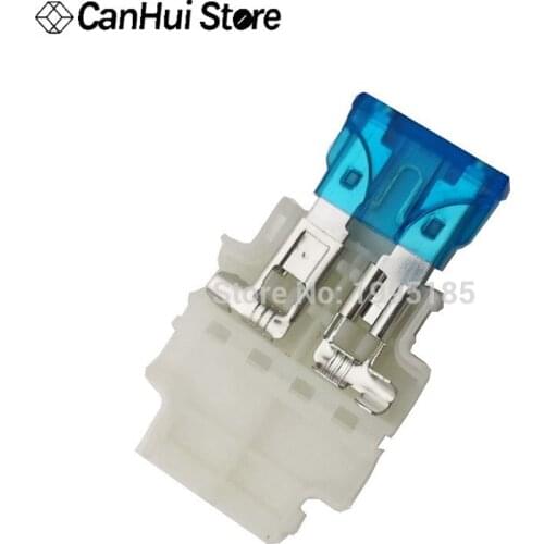 5sets Auto Standard Middle Fuse Holder + Car Boat Truck ATC ATO Blade Fuse 3A 5A 10A 15A 20A 25A 30A 35A 40A AMP Auto Fuse Hot