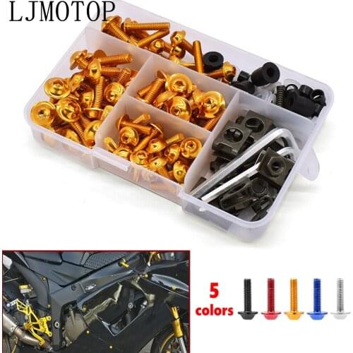 Aluminum Motorcycle Fairing Screws Nuts Kit Moto Body Work Bolts Screw For Yamaha TMAX 500 530 t max 500 530 XP500 XP530 YZ80