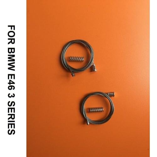 Car Window regulator Cable or Pull Cable For BMW E46 3 SERIES Repair Kit 1998-2005 Rear Left or Right 51358212099 , 51358212100