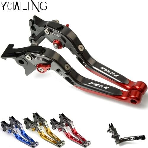 CNC Adjustable EXtendable Motorcycle Brake Clutch Levers For YAMAHA FZ6N 2004 2005 2006 2007 2008 2009 2010 Handbrake Lever FZ6N