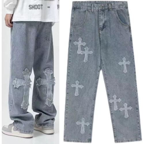 DANCING WINGS Loose Jeans For Men