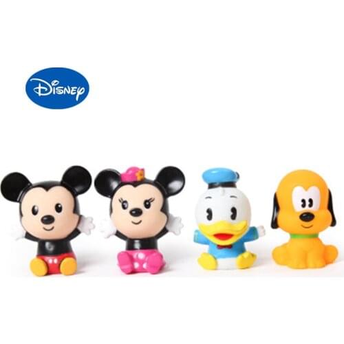 Disney Mickey Mouse Winnie the Pooh Cartoon Soft Rubber Water Spray Anti-stress Squeeze Dabbling Looking for Nemo Bath Baby Toy