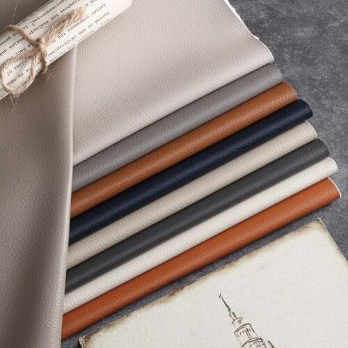 PU Solvent-free Synthetic Fabric Leather Wear-resistant Durable Soft Flexible Sofa Leather Refurbished Car Decorations Manual