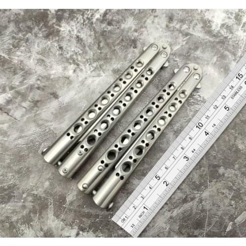 BALIPLUS Classic BM42 BM43 BM47 Butterfly Trainer Knife VG10 Titanium Handle Jilt Not Sharp Edc Pocket Free-swinging Knifes