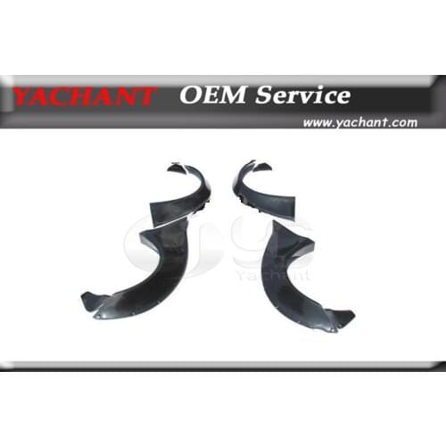 Fiber Glass FRP Wide Body Kit Fit For 2008-2015 G25 G35 G37 G Series Coupe LB Stage Style Front Fender Rear Fender Flares 8 Pcs