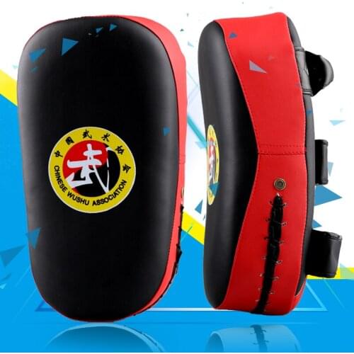 Free shipping MMA Muay Thai TKD punching curve pads PU leather Sanda Taekwondo Kickboxing Boxing Hand Foot Square arc Target