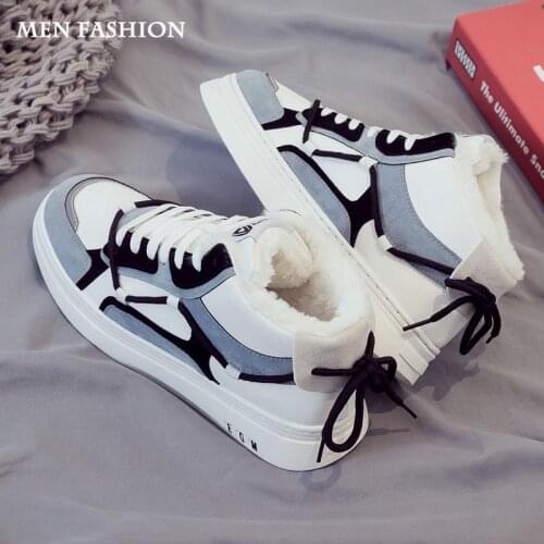Men fashion sneakers high-top sneakers Korean trend sneakers mens all-match casual mens shoes trendy sneakers men shoes
