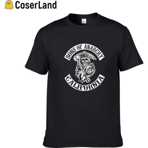 Sons of Anarchy Tees TV SOA Cosplay Costume Men Rock Punk Plus SizeT-shirts Mayans MC Steampuck Tops T shirt Women Dropshipping