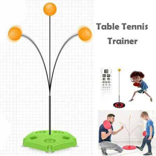 Table Tennis Ping Pong Training Robot Fixed Rapid Rebound Trainer Equipment Cat Toys