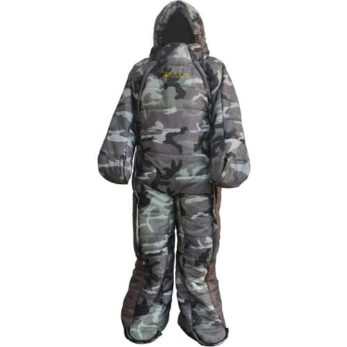 Adult Wearable Sleeping Bag For Outdoor Camping Office Hospital Easy On Off