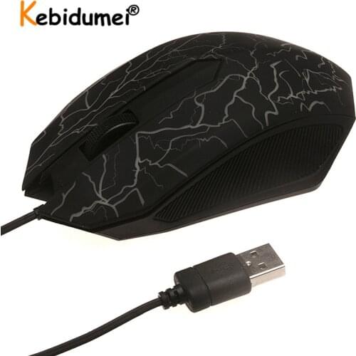 New Colorful Computer LED Gaming Mouse Professional Ultra-precise Game For Dota 2 For LOL Gamer 2400 DPI USB Wired Mouse