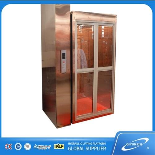Qiyun CE ISO Hydraulic Electric Used Passenger Villa Residential Mini Small Home Elevator Lift For Homes Indoor Outdoor OEM ODM