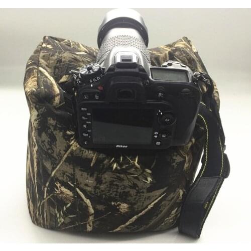 Blue Mantis Nylon Waterproof Bean Bag Pillow for Camera Guns Lens Camouflage Macro Bean Bag Outdoor Shooting Empty bag