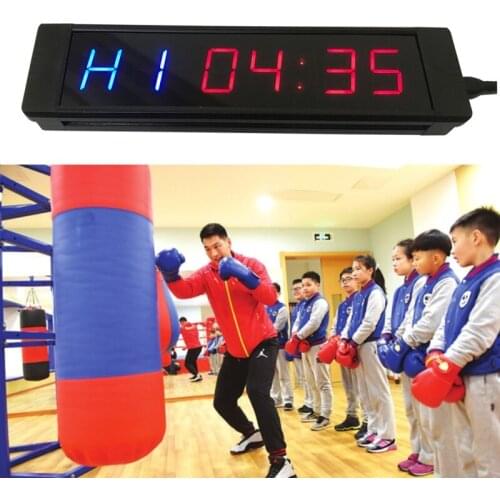 Gym Timer Stopwatch with Remote for Gym Fitness Training Ideal Interval Timer E7CB