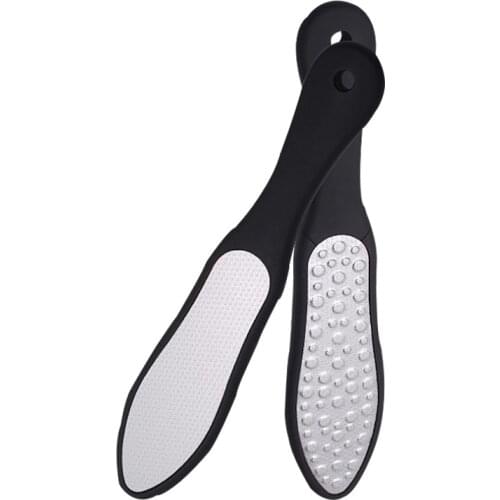 Foot Rasps Stainless Steel Double-sided Dead Skin Rasp Remover Foot File Heel Grater Pedicure Scrub Manicure Nail Tools