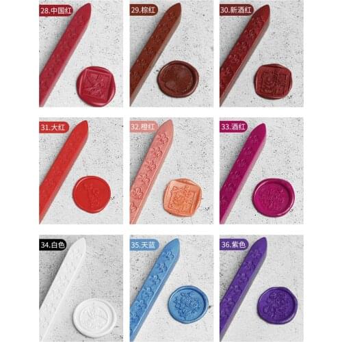 4pcs/lot Wax Seal Stamp Sealling Wax Stamp Colorful Wax Stick for DIY Wedding Envelope Handmade Hobby DIY Tools