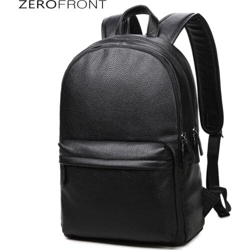 Мужские кожаные рюкзаки Zerofront China At AliExpress