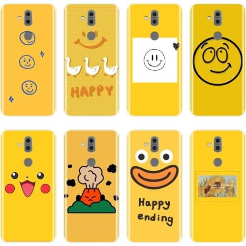 Yellow Cartoon Cute Anime Funny Soft Silicone Phone Case For Nokia 4.2 3.2 Back Cover For Nokia 7.1 6.1 5.1 3.1 2.1 Plus Case