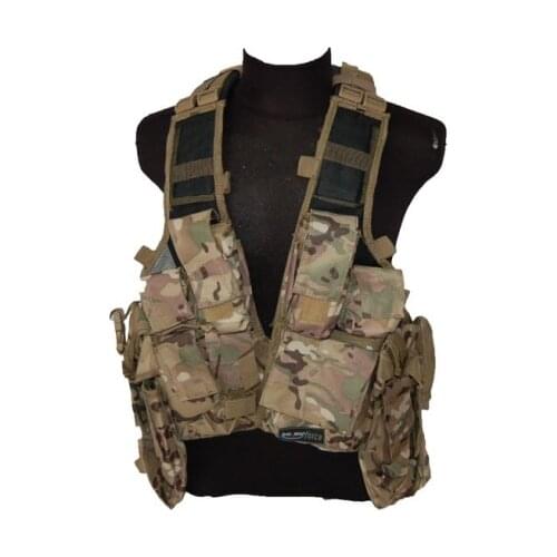 Multicam pocket vest. Clothes to make airsoft