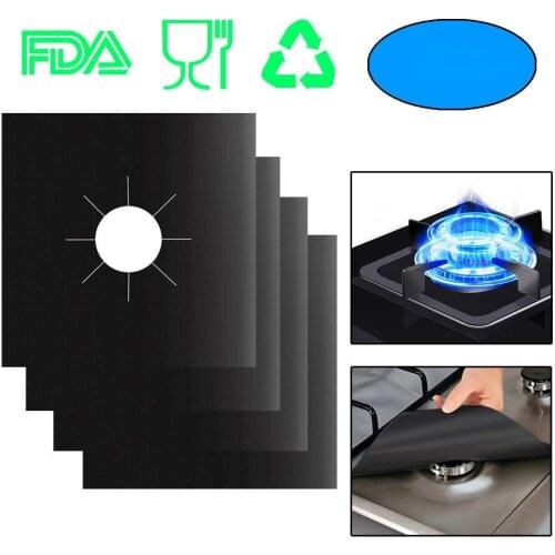 1/2/4PCS Gas Stove Protector gas Stove Cooker cover liner Clean Mat Kitchen Gas Stove Stovetop Protector Kitchen Accessories