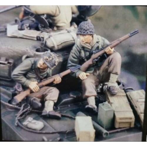 1/35 Resin Figure Model Kit Unassambled Unpainted//1036(2 FIGURES)