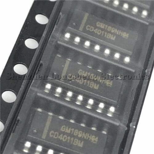 10PCS/LOT NEW CD4011BM 4011 HCF4011 SOP-14 four 2-input NAND gate logic chip