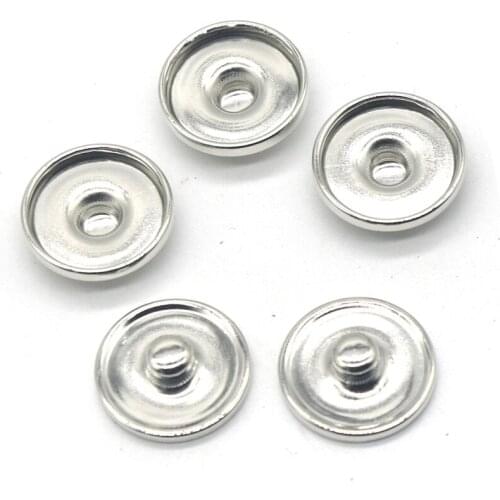 10spcs/lot 18mm Metal Press Studs Sewing Button Snap Button for Diy Charm Bracelet Clothes Accessories