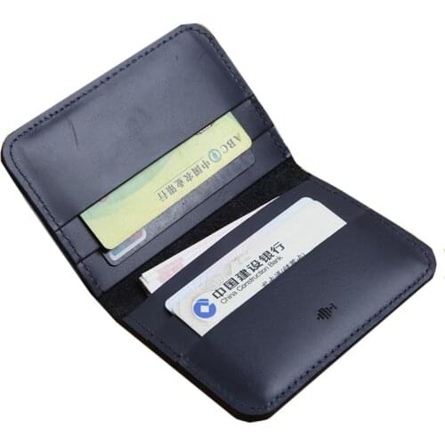 2021 Hot Mens Genuine Leather Card Holder Handmade Wallet Brand Coin Purses Holders