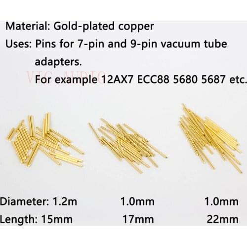 DIY HIFI Amp Tube Guitar Amplifier Turrets Customized TUBE 7-Pin 8-pin 9-Pin TUBE Foot Nail 50PCS