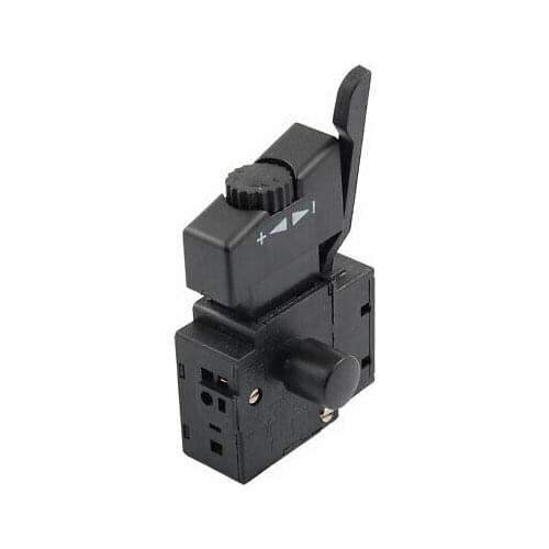 Electric Hand Drill Parts Optional Lock on Speed Control Switch AC 250V 6A