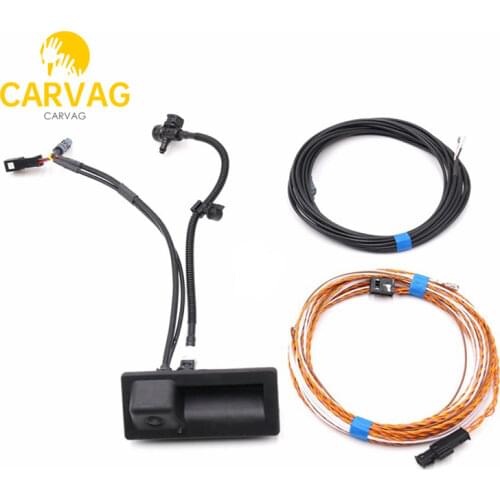 FOR Skoda Octavia MK3 Superb 3V B8 Rear View Trunk handle Camera with Highline Wiring harness 3V0 827 566 N