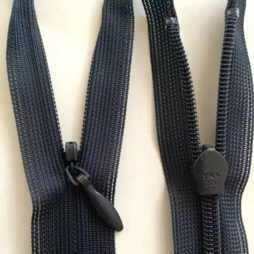 50pcs/lot 14cm 5.5 Inches 2CC Ykk Lace Invisible Nylon Coil Zipper for Sewing Dark Blue Blouse Skirt Pocket Clothing Accessory