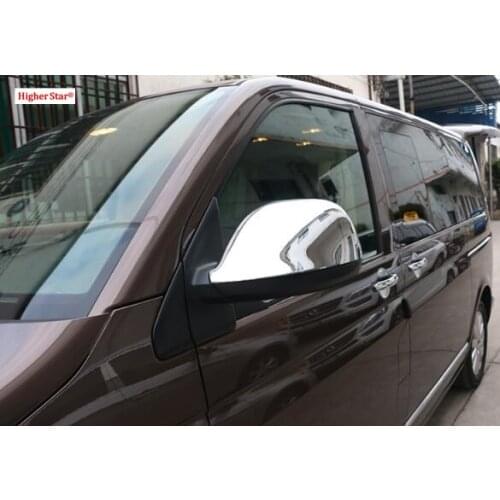 Higher star ABS chrome 2pcs door mirror decoration cover,rearview protection cover for Volkswagen T5/T6 2016-2019