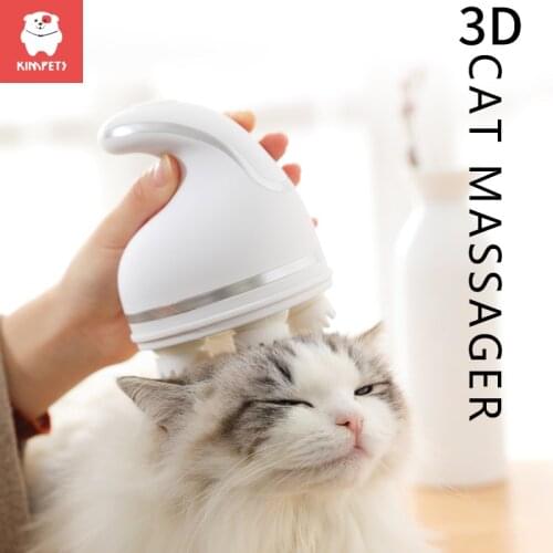 KIMPETS Electric Massage Cat Automatic Massager Pet Dog Scratching Device Small Paw Touch Hair Comb Pet Supplies