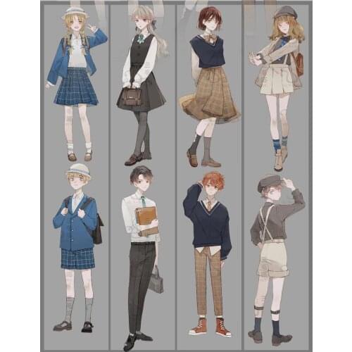 Fashion Colleague Student Washi Tape for Card Making Bullet Journal DIY Scrapbooking Label Sticker