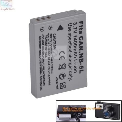 NB5L NB-5L 1100mAh Camera Battery for Canon PowerShot SX200 SX210 SX220 SX230 S100 S110v S110 SD970 SD990 PM042