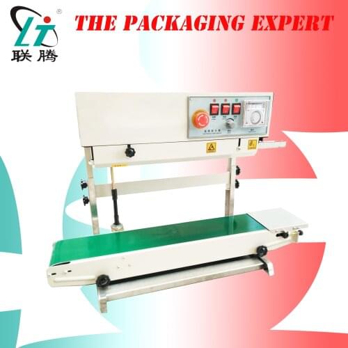 Continuous Pouch Sealing Machine Auto Film Bag Heat Impulse Sealer Vertical Plastic Liquid Water Soup Food Bag Free Shipping