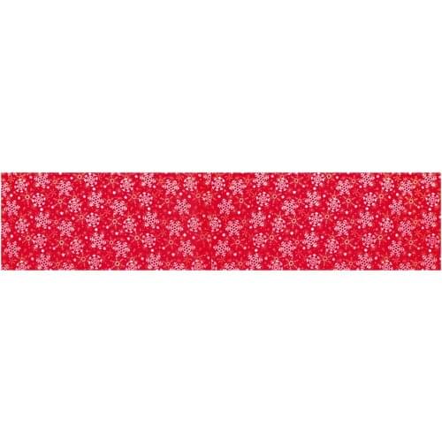 New Christmas Table Runner, Large Rectangular Retro Tablecloth, Snow Deer Print Decorative Flag