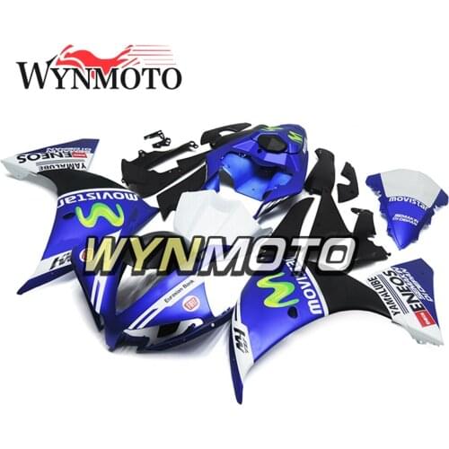 Full Fairing Kit For Yamaha YZF1000 R1 Year 2012 - 2014 YZF 12 13 14 ABS Injection Plastic Motorcycle Gloss Blue White Carenes