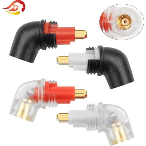 QYFANG Gold Plated Copper Earphone Plug Wire Connector Adapter Lossless Conversion MDR EX1000/800/7550 EXK to MMCX Pin Converter